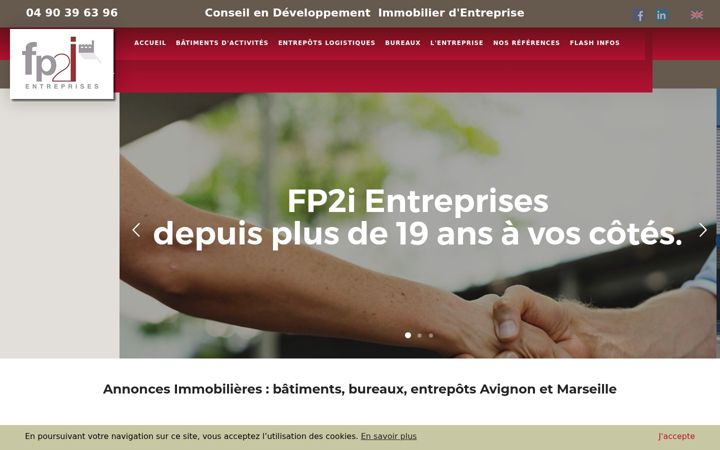 Screenshot of fp2i-entreprises.com