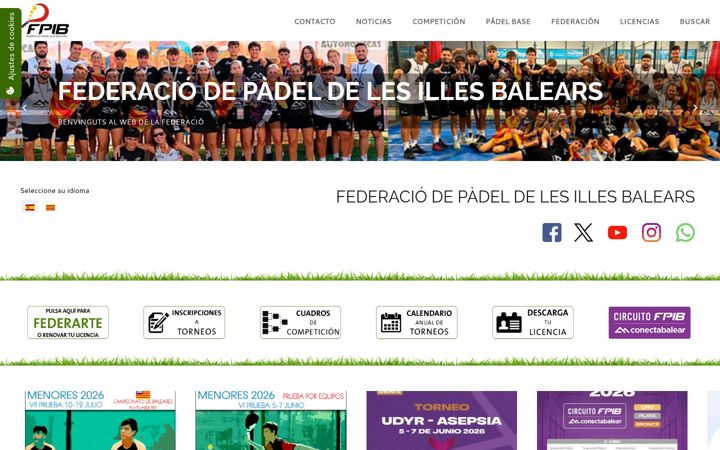 Screenshot of fpadelib.es