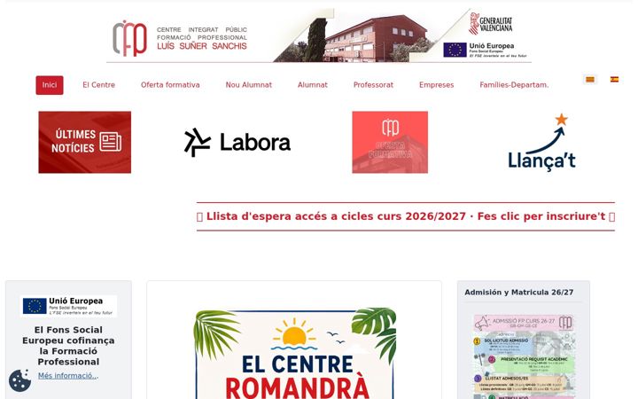 Screenshot of fpalzira.es