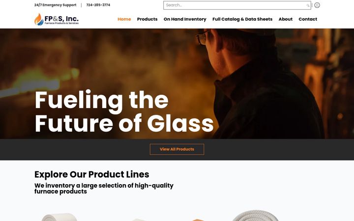 Screenshot of fpands.com