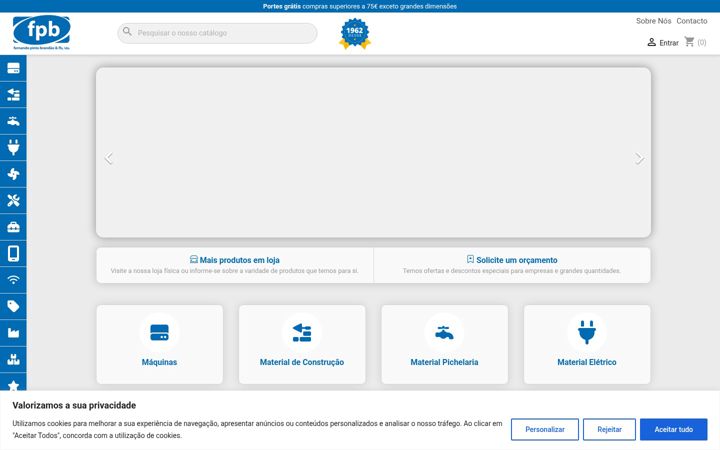 Screenshot of fpb.com.pt