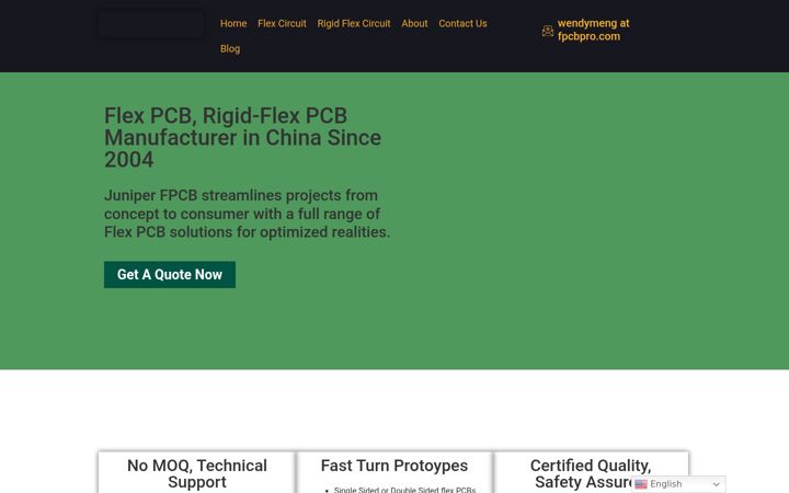 Screenshot of fpcbpro.com