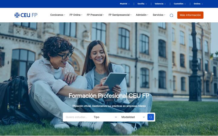 Screenshot of fpceu.es