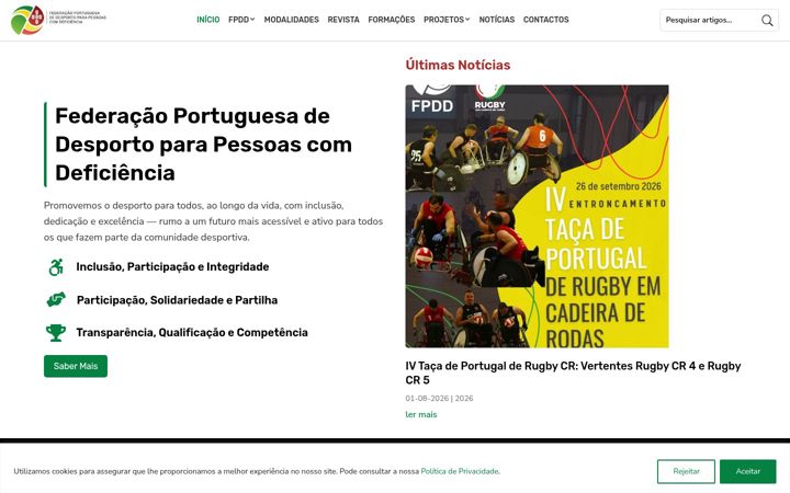 Screenshot of fpdd.org
