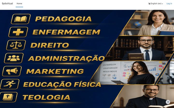 Screenshot of fpdvirtual.com.br