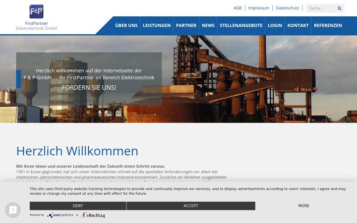 Screenshot van fpelektrotechnik.de