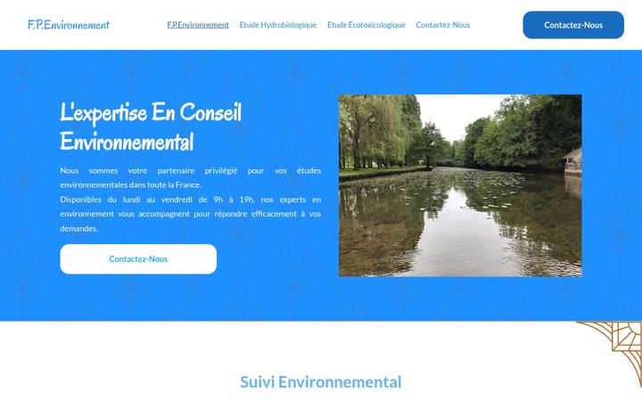 Screenshot of fpenvironnement.fr