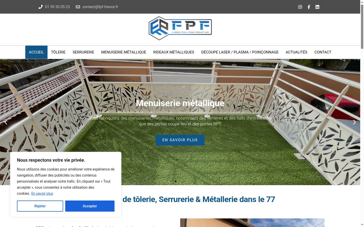Screenshot van de toestemmingsbanner zoals getoond vóór enige interactie