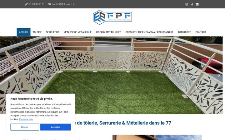 Screenshot of fpf-france.fr
