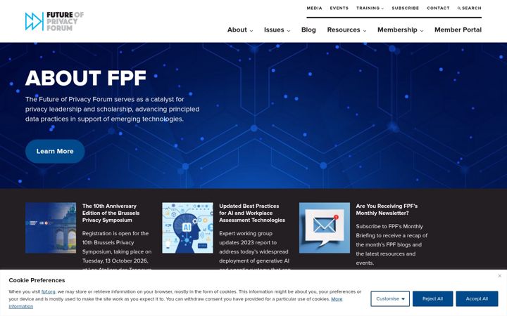 Screenshot of fpf.org