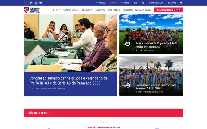 Képernyőkép: fpfpara.com.br