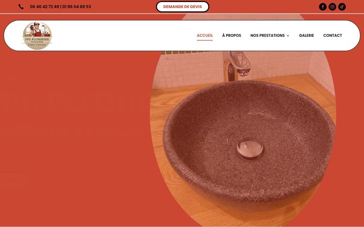 Screenshot of fpg-plomberie.fr