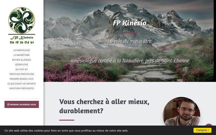 Screenshot of fpkinesio.fr