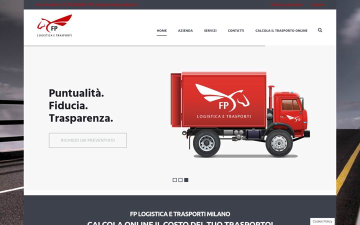 Screenshot of fplogistica.it