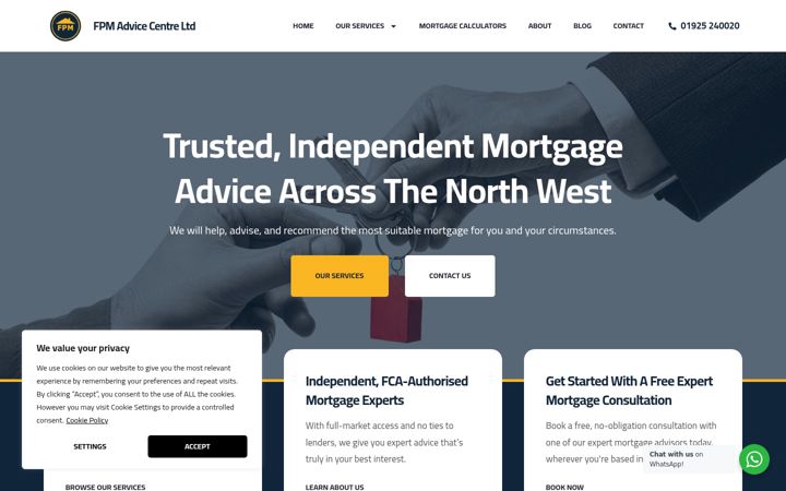 Screenshot of fpmac.co.uk