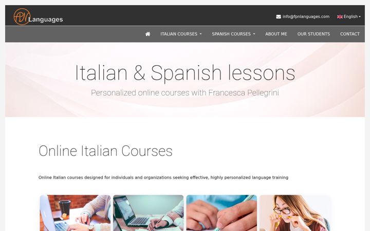 Screenshot of fpnlanguages.com