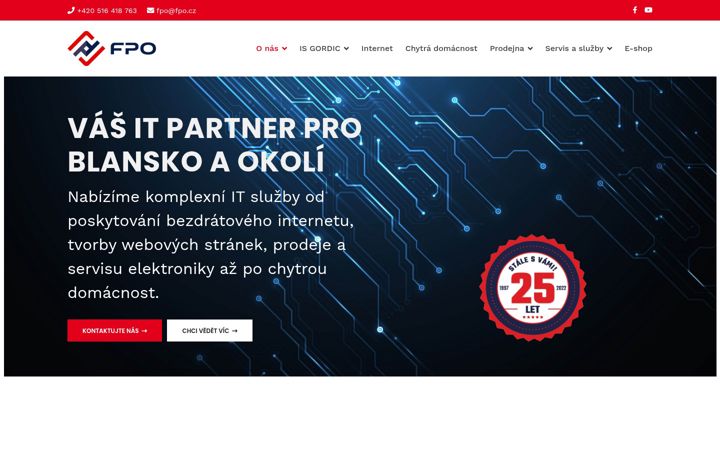 Screenshot of fpo.cz
