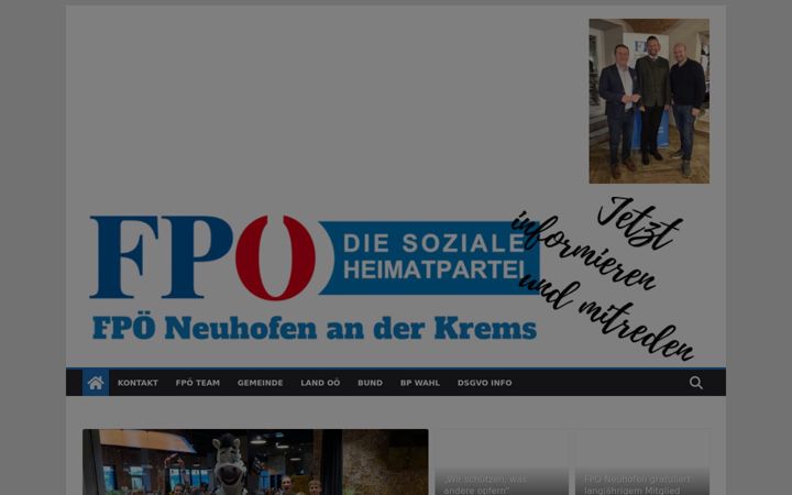 Screenshot of fpoe-neuhofen.at
