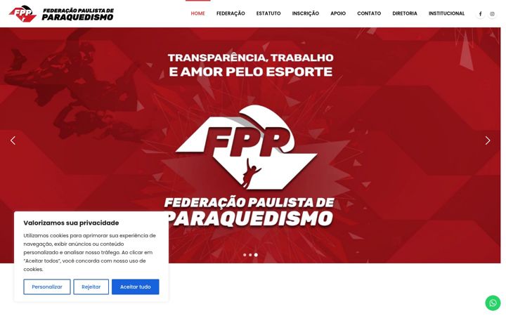 Screenshot of fppq.org.br