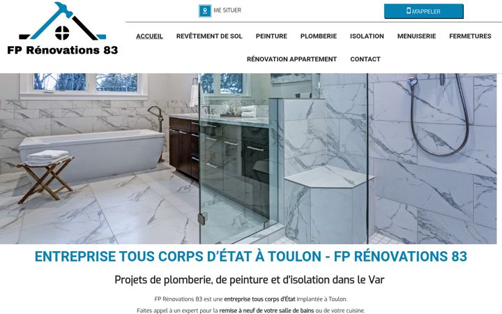 Screenshot of fprenovations83.fr