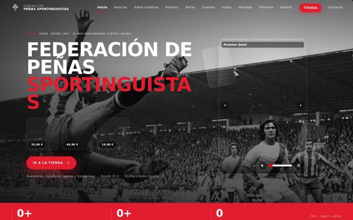Screenshot of fpsportinguistas.com