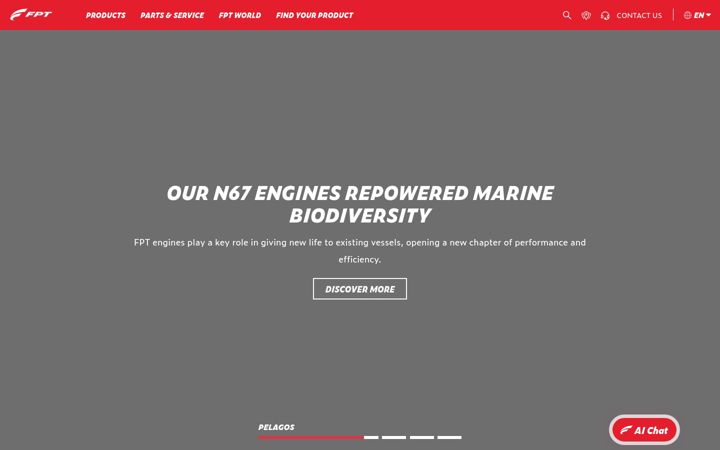 Screenshot of fptindustrial.com