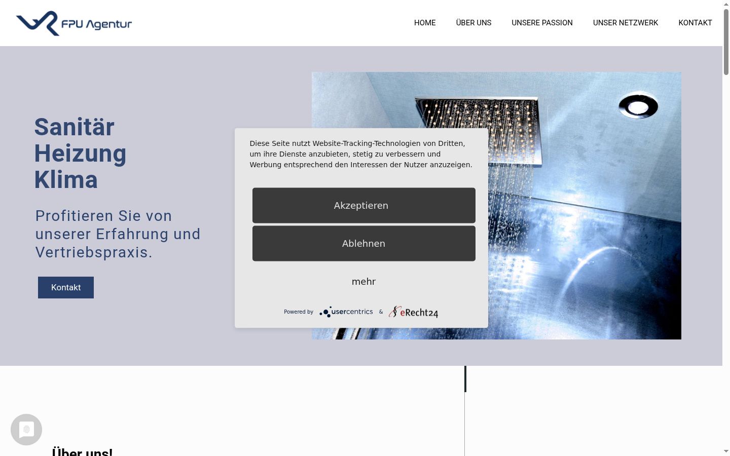 Screenshot van de toestemmingsbanner zoals getoond vóór enige interactie
