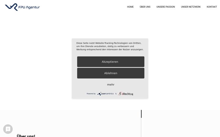 Screenshot van fpu-agentur.de