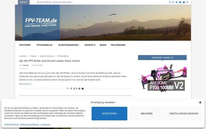 Screenshot of fpv-team.de