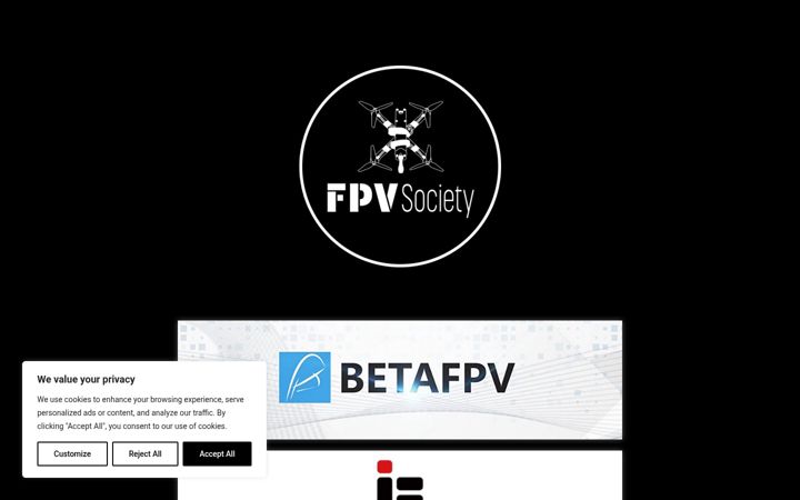 Screenshot of fpvsociety.de