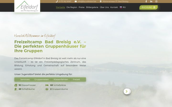 Screenshot of fpz-eifeldorf.de
