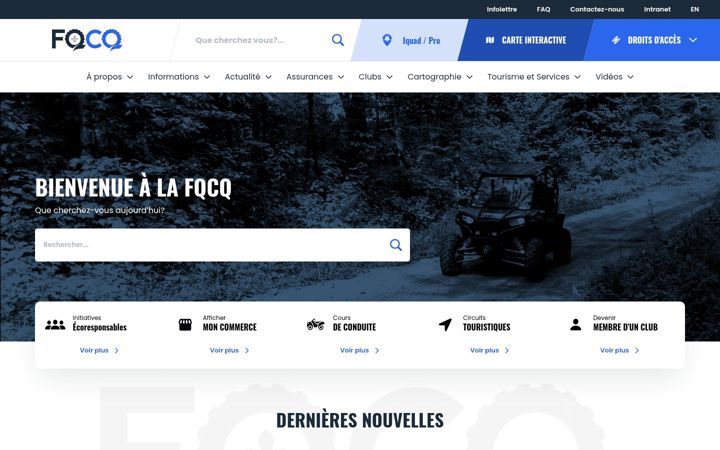 Screenshot di fqcq.qc.ca