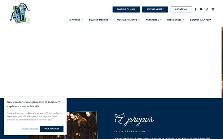 Screenshot of fqta.ca