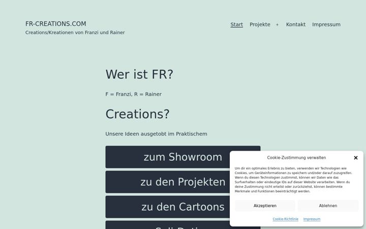 Screenshot of fr-creations.com