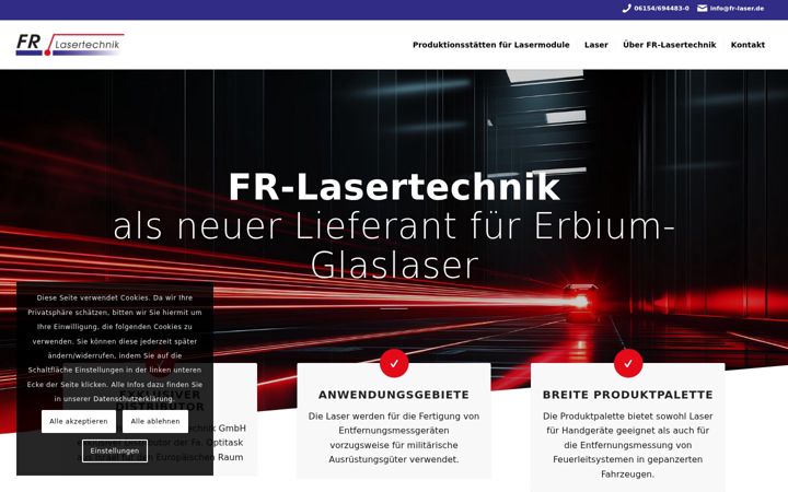 Screenshot of fr-glaslaser.de