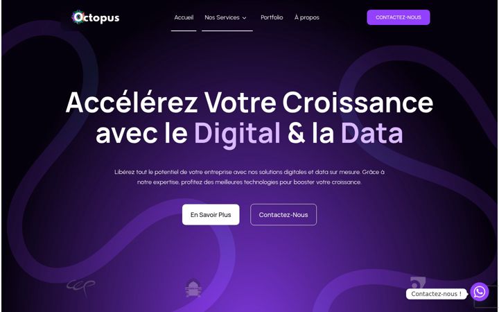 Screenshot of fr-octopus.com