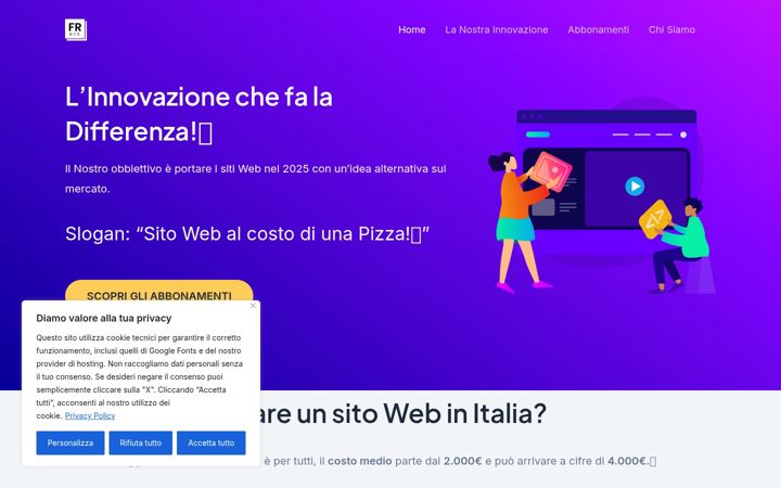 Screenshot of fr-web.it
