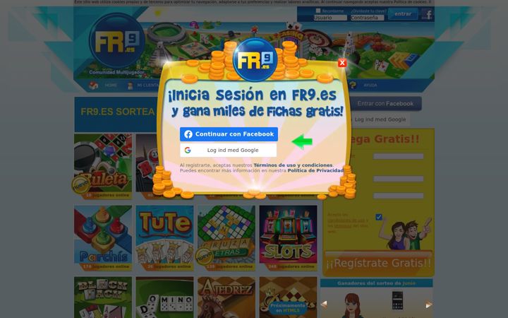 Screenshot of fr9.es