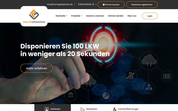 Screenshot of frachtgefaehrten.de