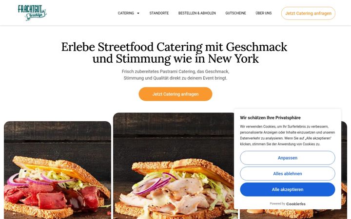 Screenshot of frachtgut.eu