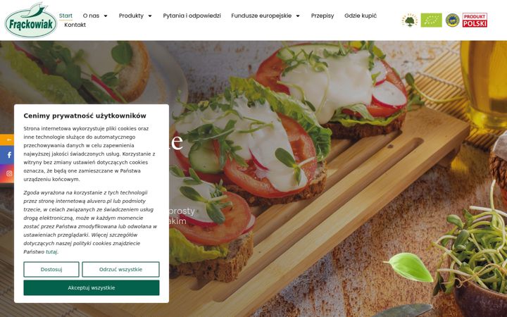 Screenshot of frackowiak-sery.pl