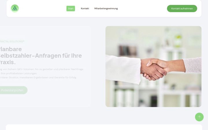 Screenshot of fractal-solutions.de
