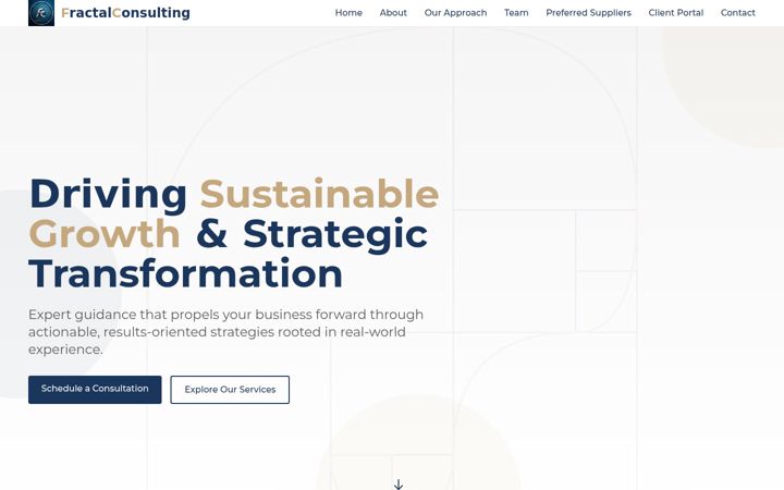 Screenshot of fractal.consulting