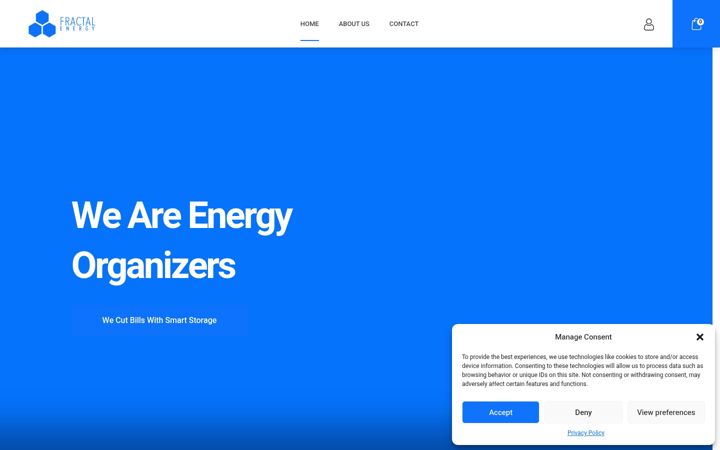 Ekraanipilt saidist fractalenergy.io