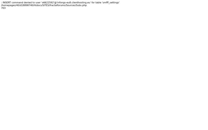 Screenshot of fractalforums.com