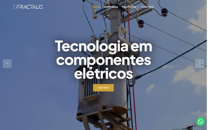 Screenshot of fractalis.com.br
