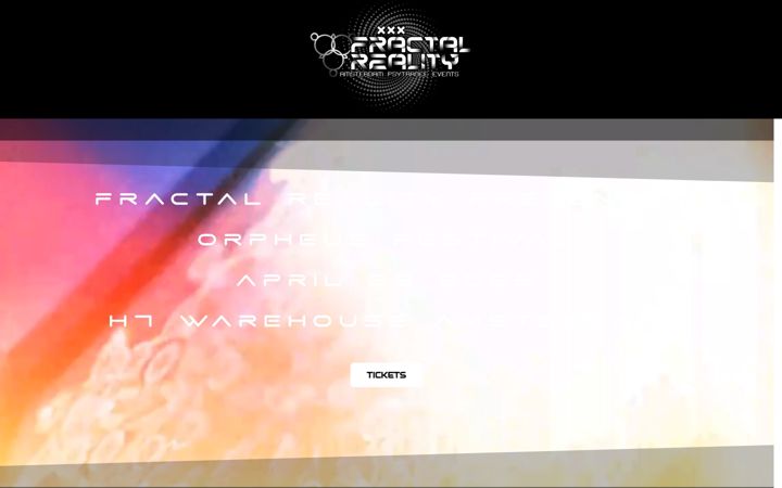 Screenshot of fractalreality.nl