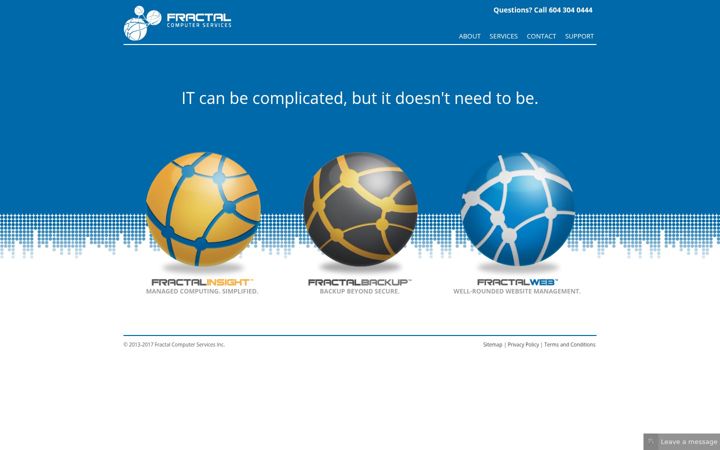 Screenshot of fractalweb.com