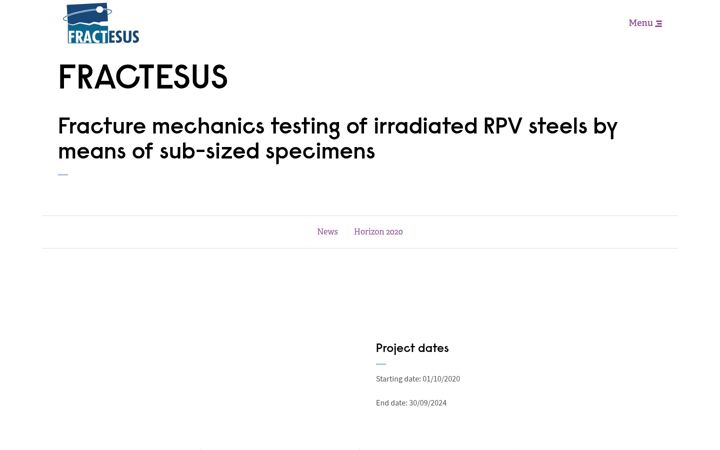 Screenshot of fractesus-h2020.eu