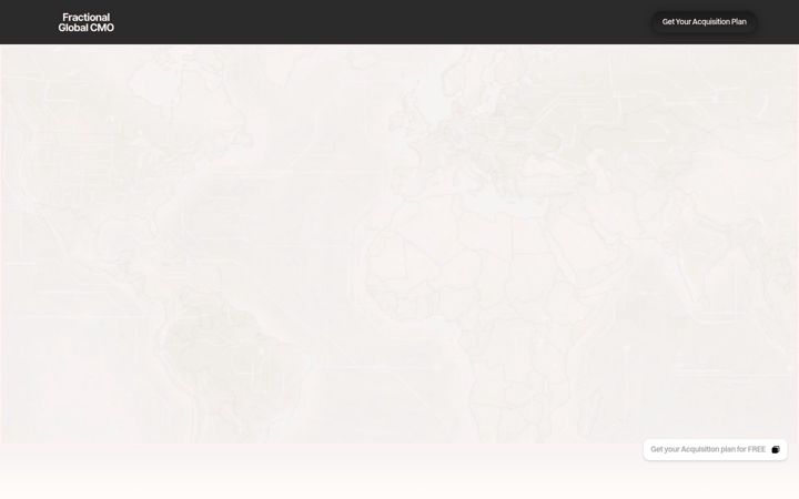 Screenshot of fractionalglobalcmo.com